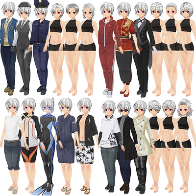 Costume & Hairstyle Active Variety Pack