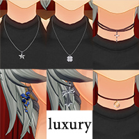 Secretary Maid Fashionable Accessory Set『Luxury』
