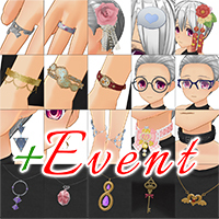 Custom Order Maid 3D2 Christmas accessory & Event set