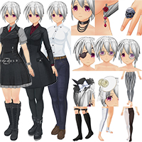 Visual Kei & Variety Edit Parts Set