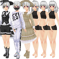 Romantic & Pretty hair Costume Set