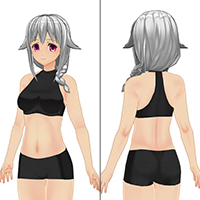 Curly Side Hair Bangs Hair Set