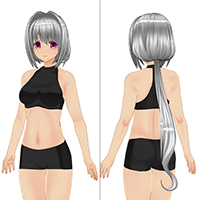 Round casual Hair Set