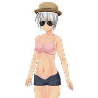 Front-crossed Bikini Set