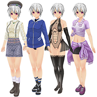 Maid Aerobics Costume Set