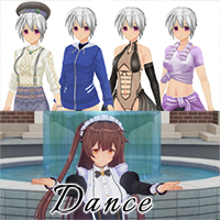 Maid Aerobics Number One Dance & Maid Aerobics Costume Set