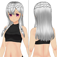 Girly Semi-Long Hair Set