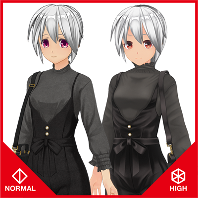 Overalls-Style Outfit Set