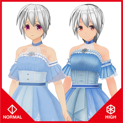 Cute Snow Dress Set