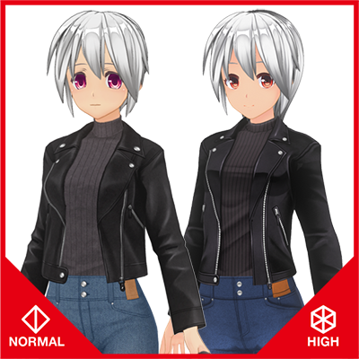 Leather & Sweater Casual Set