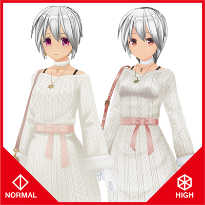 Waist Ribbon Knit Dress Set