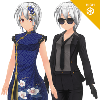 Agent wearing Quipao Set
