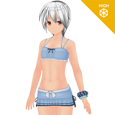 Cute, Fresh Swimsuit Set 