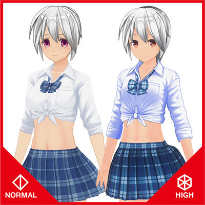 Front Tie School Uniform Set