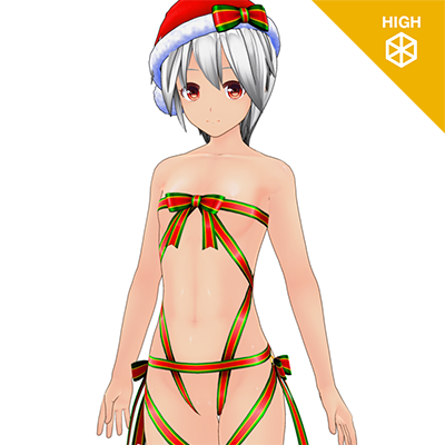 Santa Ribbon Set