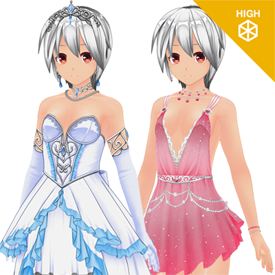 CUSTOM ORDER MAID 3D2 & 2.5 Gorgeous Dress Costume Set with Events 